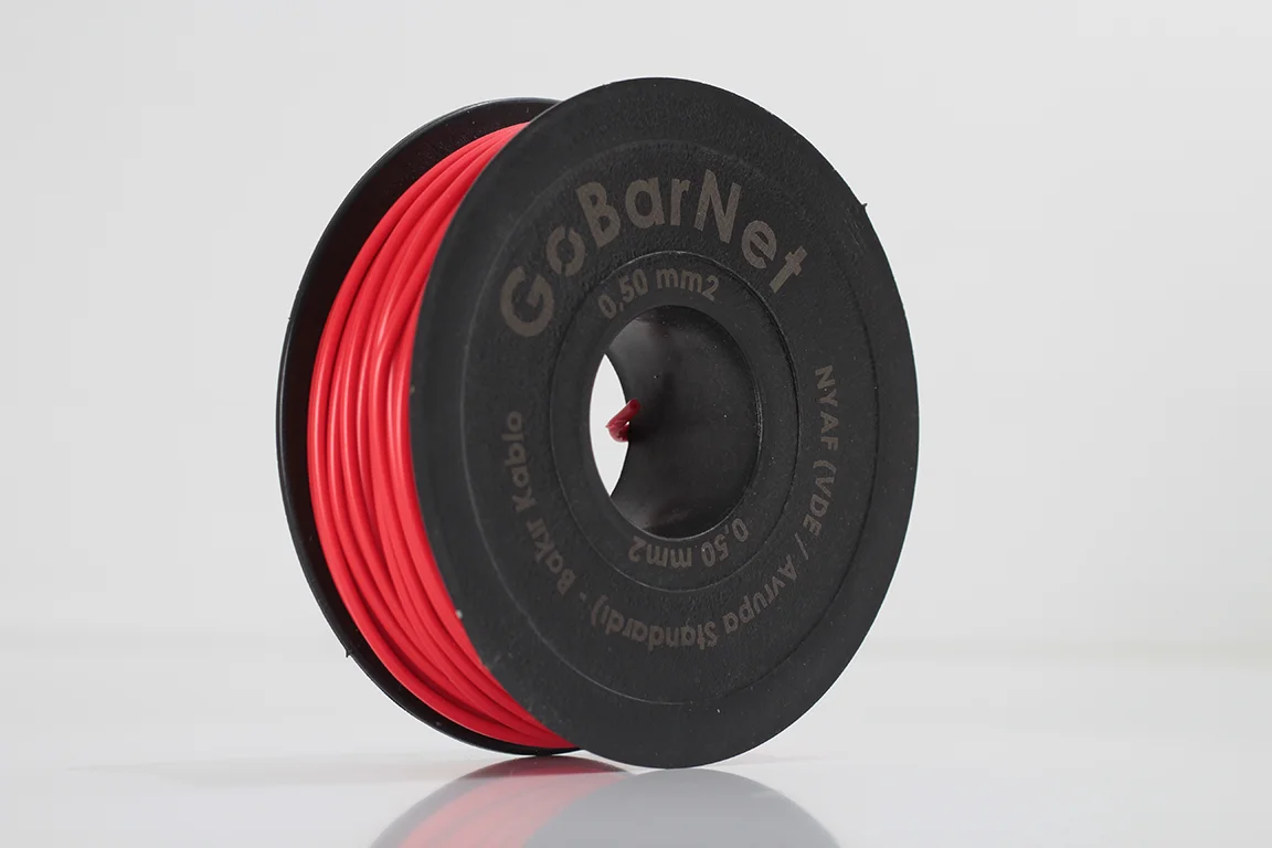NYAF Kablo | 0,50 mm² Kırmızı – H07V-K Bakır