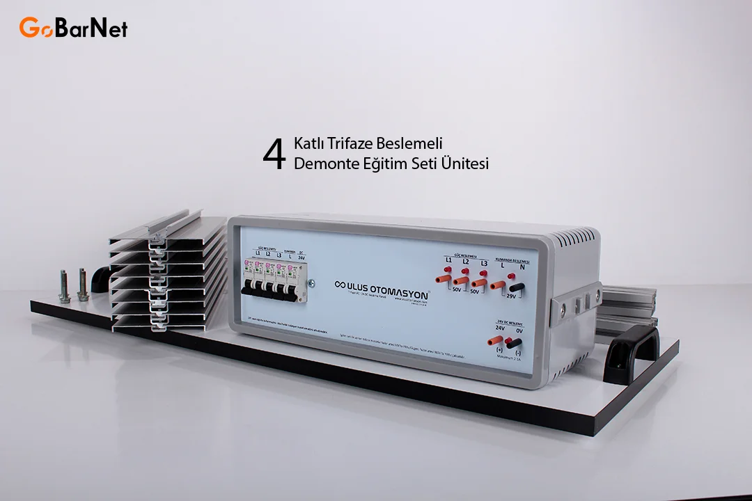 Demonte Trifaze Beslemeli Eğitim Seti Ünitesi
