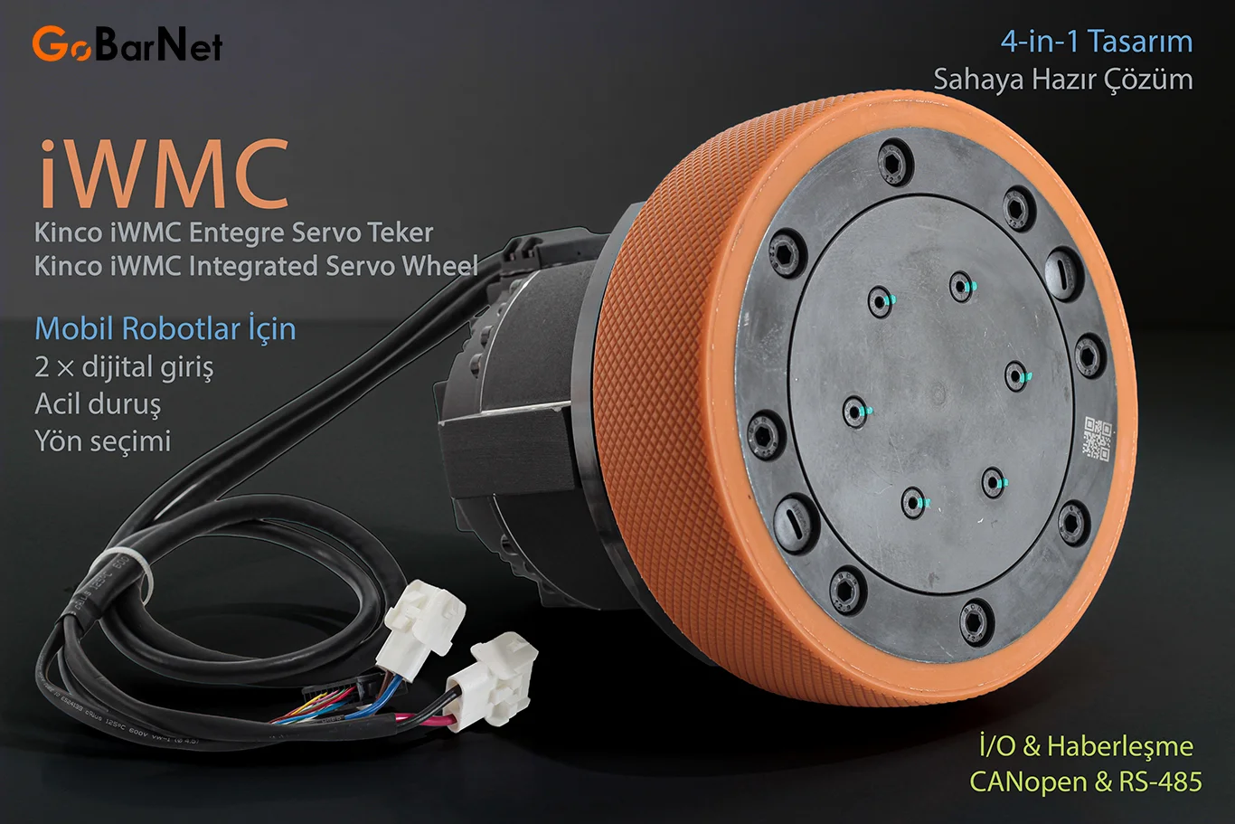 AGV | AMR | Servo Tekeri | iWMC10415-06017-A180
