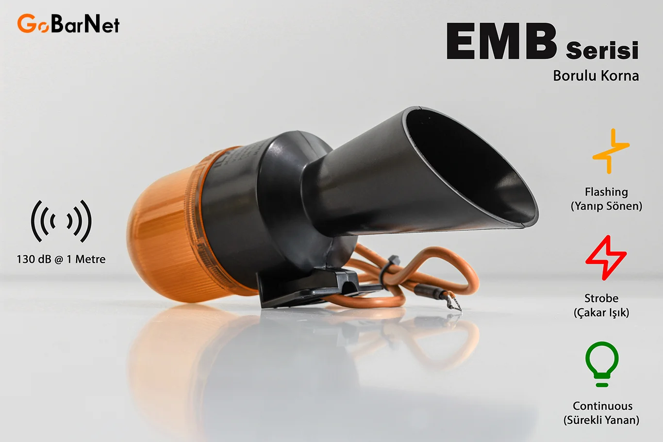 Borulu Korna & Tepe Lambası – EMB Serisi 