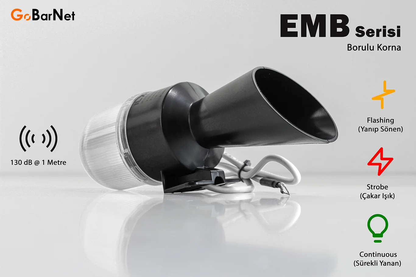 Borulu Korna & Tepe Lambası – EMB Serisi 