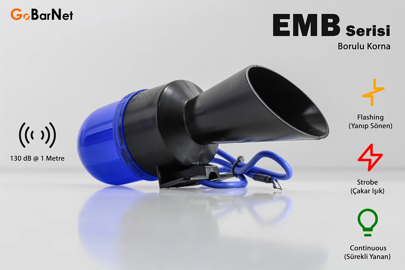 Borulu Korna & Tepe Lambası – EMB Serisi 