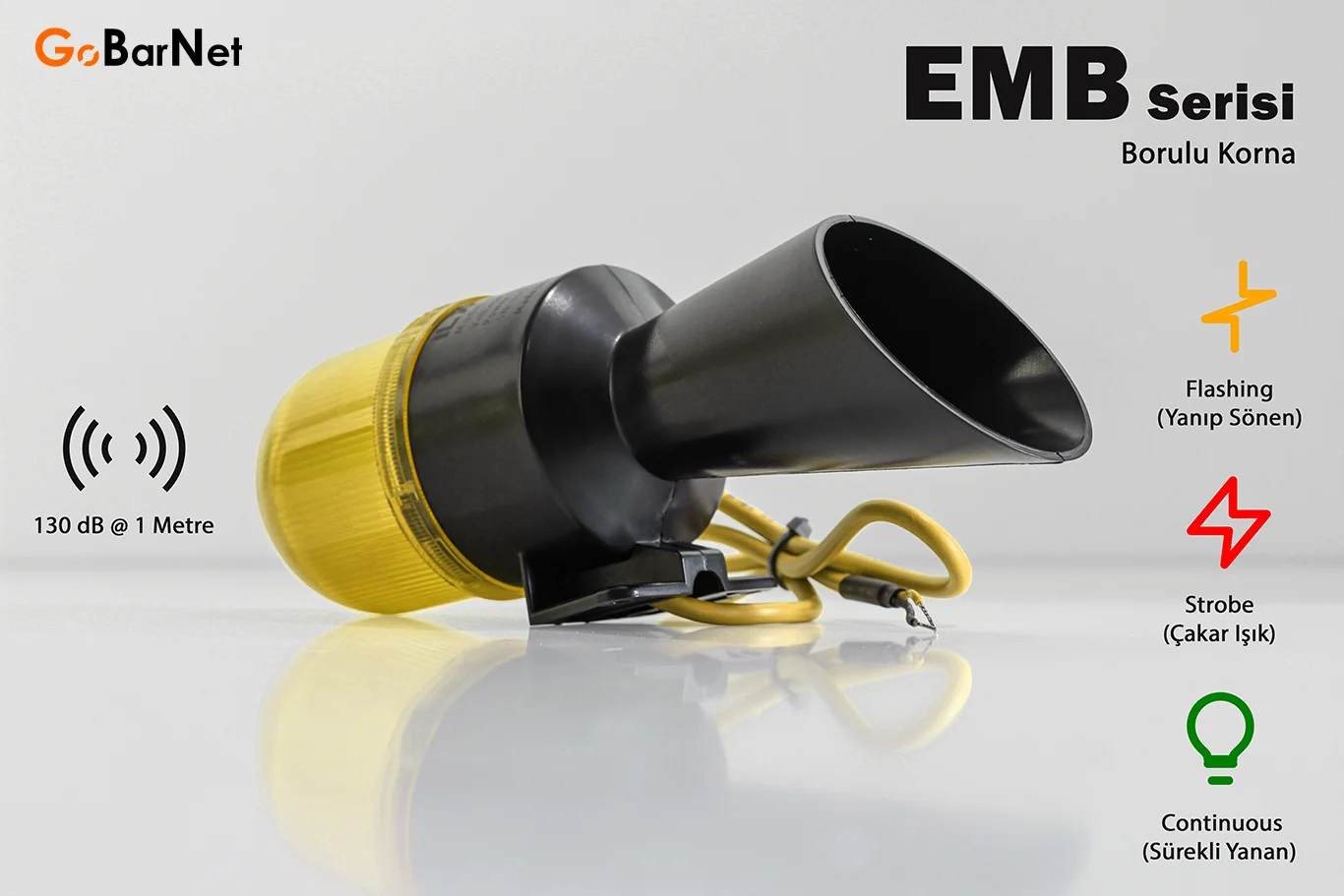 Borulu Korna & Tepe Lambası – EMB Serisi 