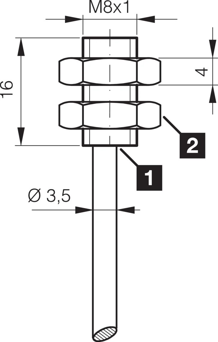 DCC 08 M 1.5 PSLK PNP Endüktif Sensör