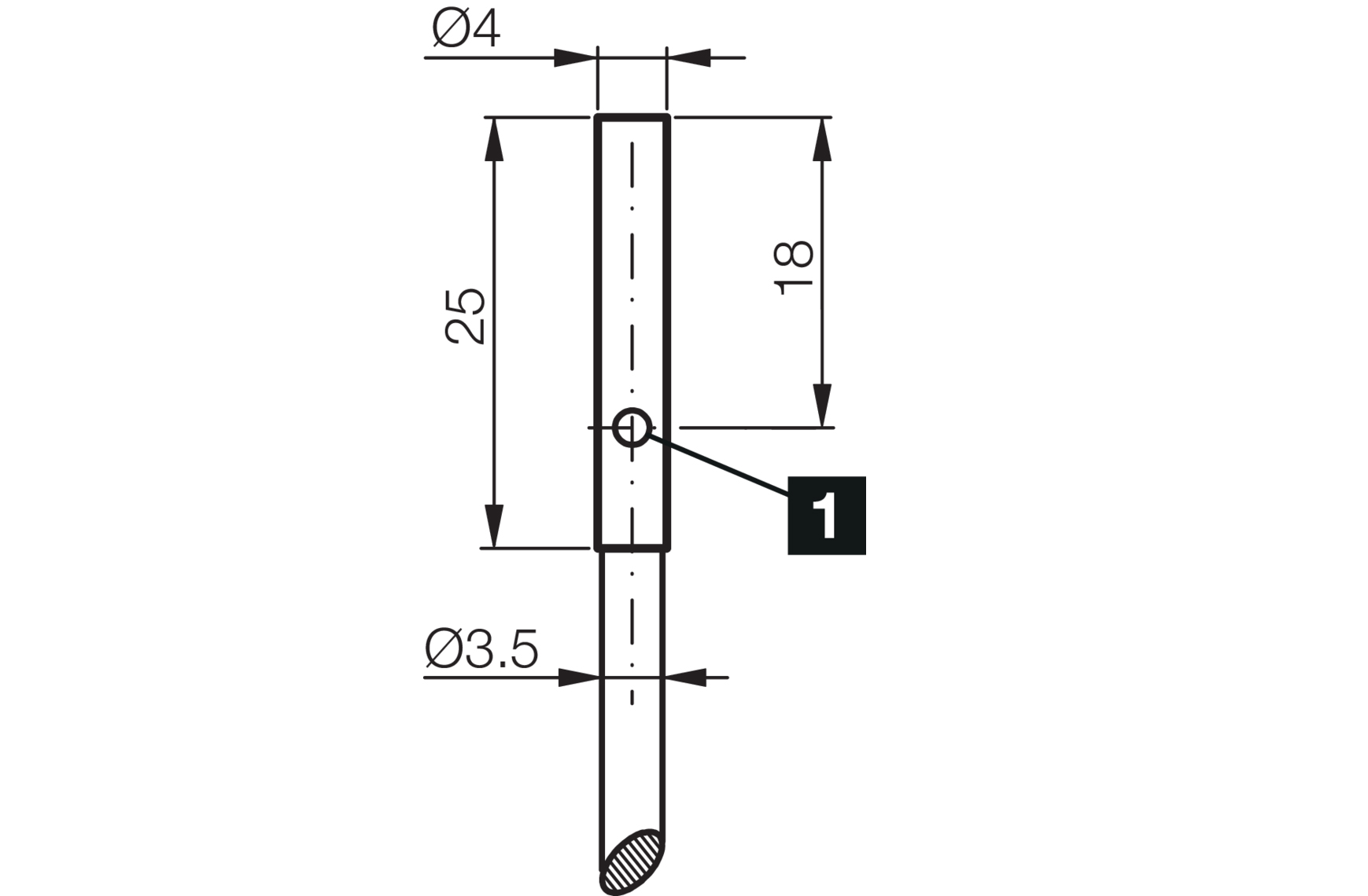 DCC 4.0 V 0.8 PSLK PNP Endüktif Sensör Çap 4mm