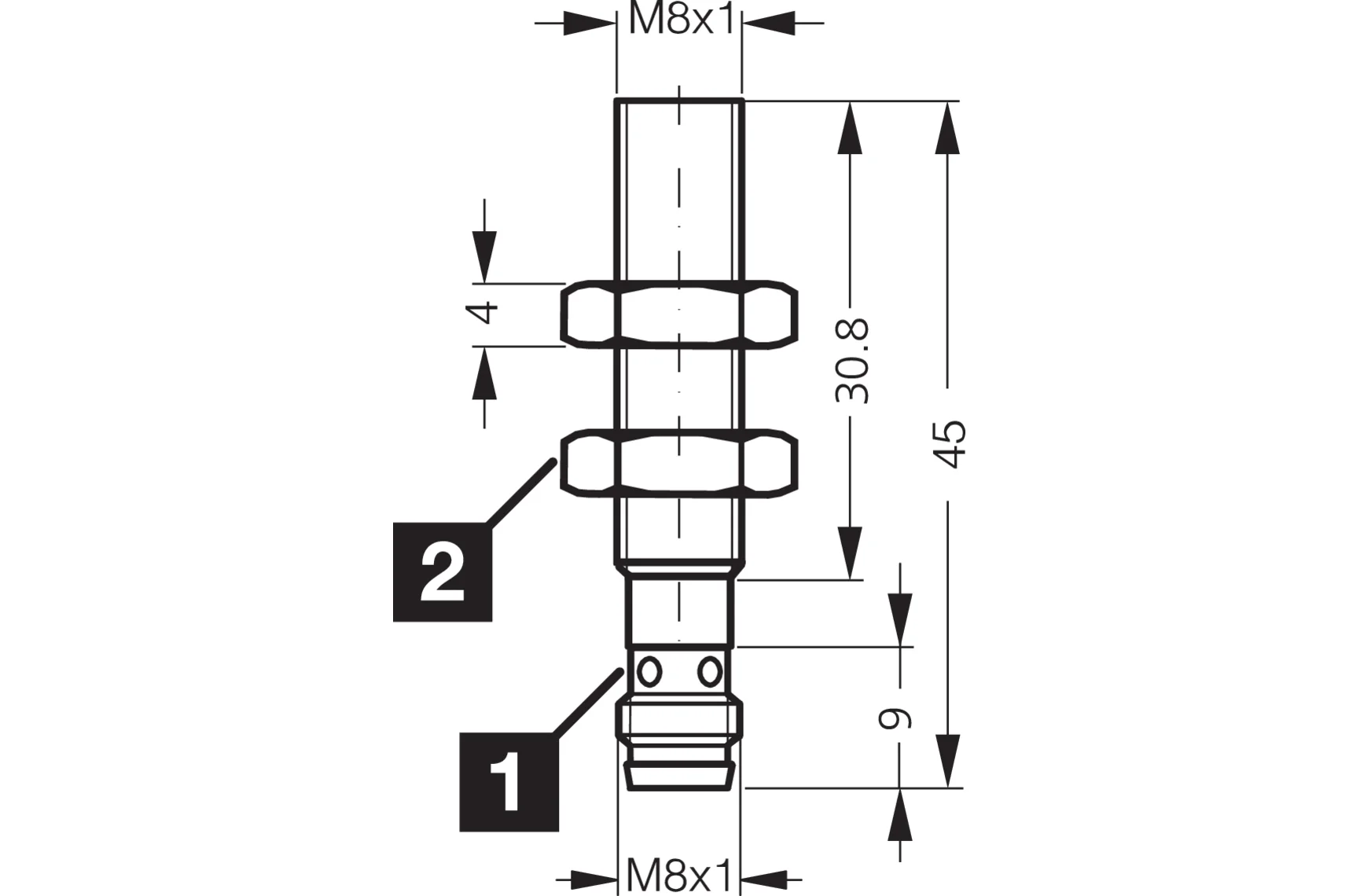 DCC 08 M 1.5 PSK-TSL PNP Endüktif Sensör