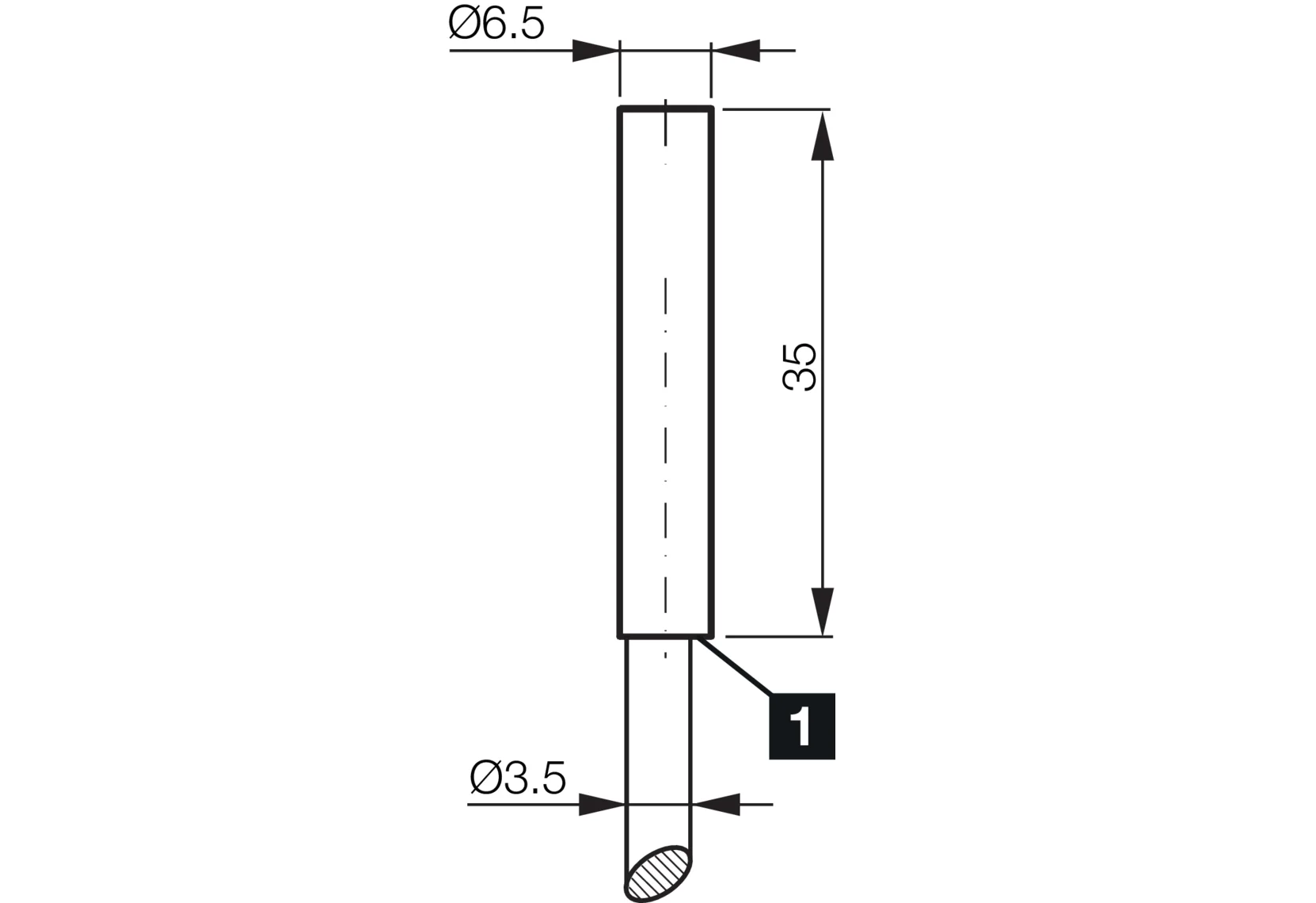 DCC 6.5 V 1.5 PSLK PNP Endüktif Sensör