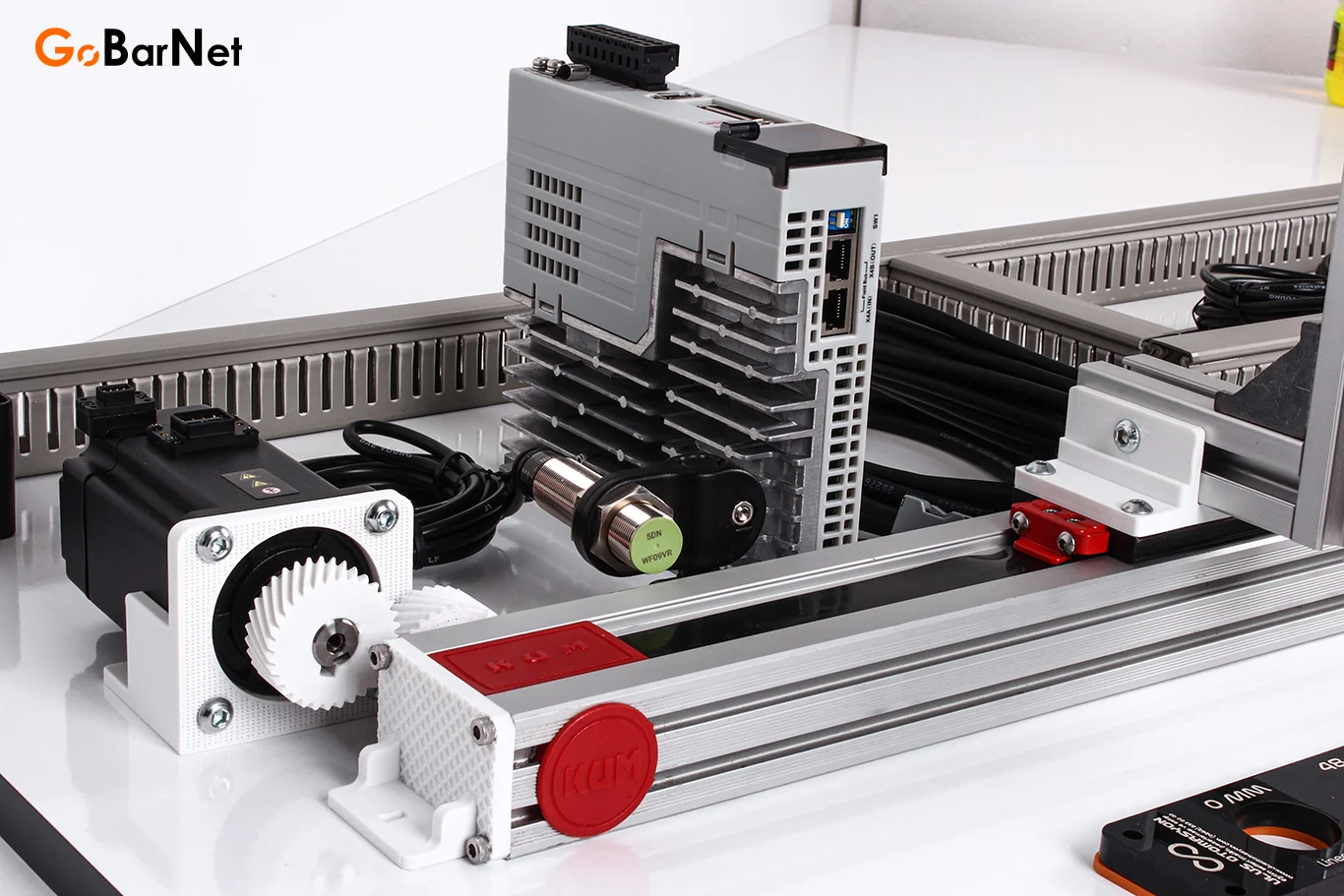 Demonte Lineer Eksenli Servo Motor Eğitim Seti