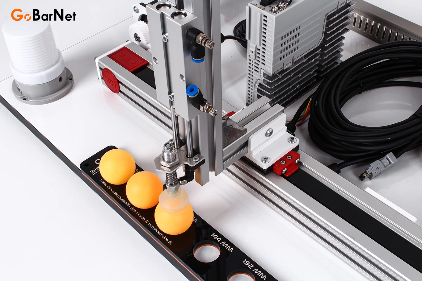 Demonte Lineer Eksenli Servo Motor Eğitim Seti