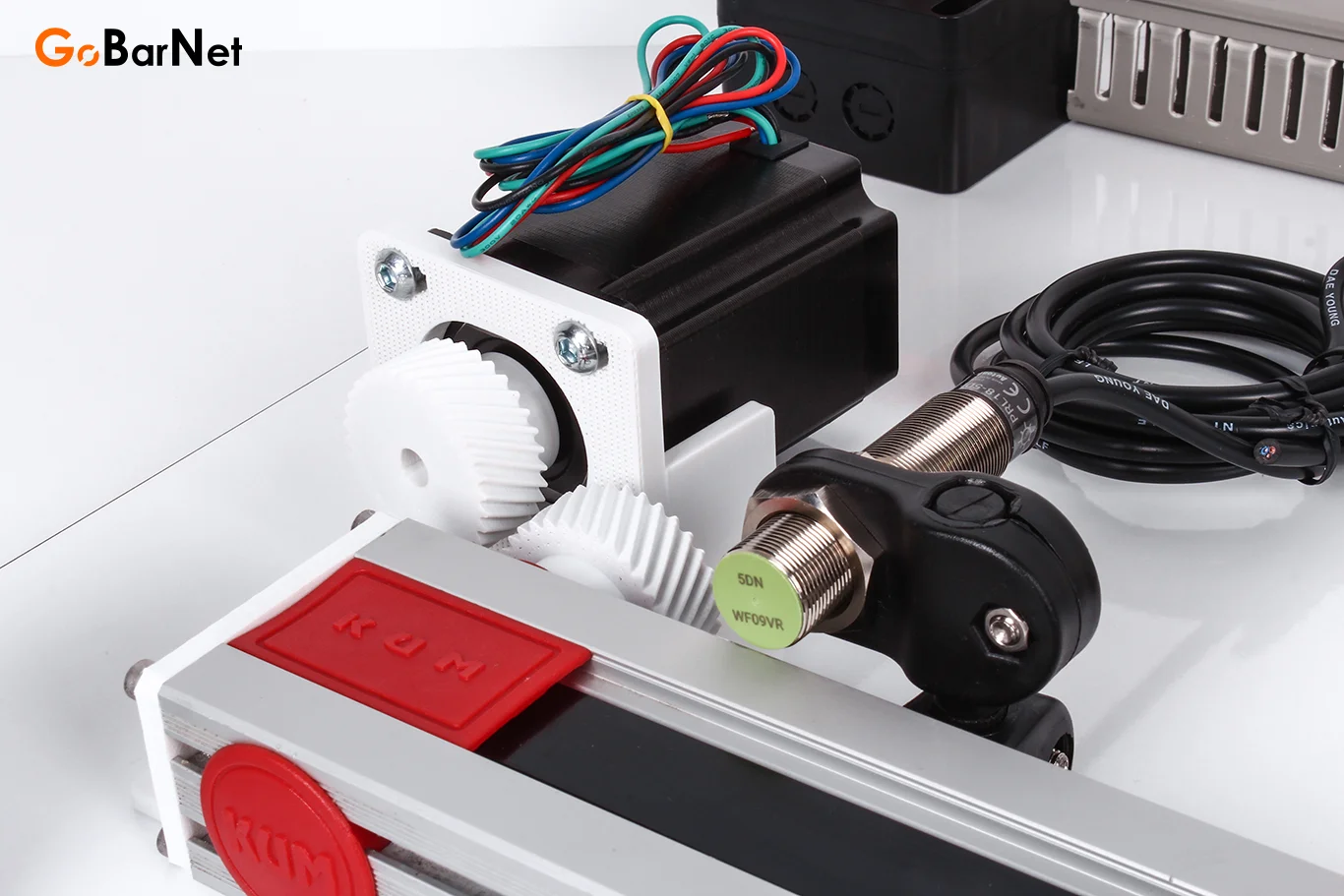 Demonte Lineer Eksenli Step Motor Eğitim Seti