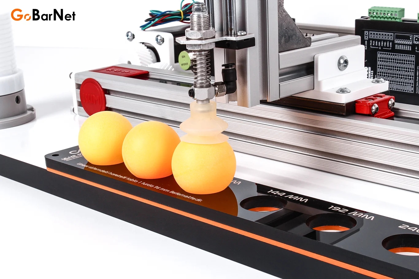 Demonte Lineer Eksenli Step Motor Eğitim Seti