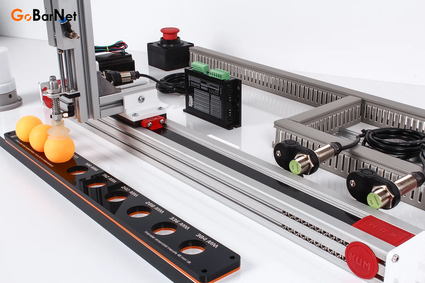 Demonte Lineer Eksenli Step Motor Eğitim Seti