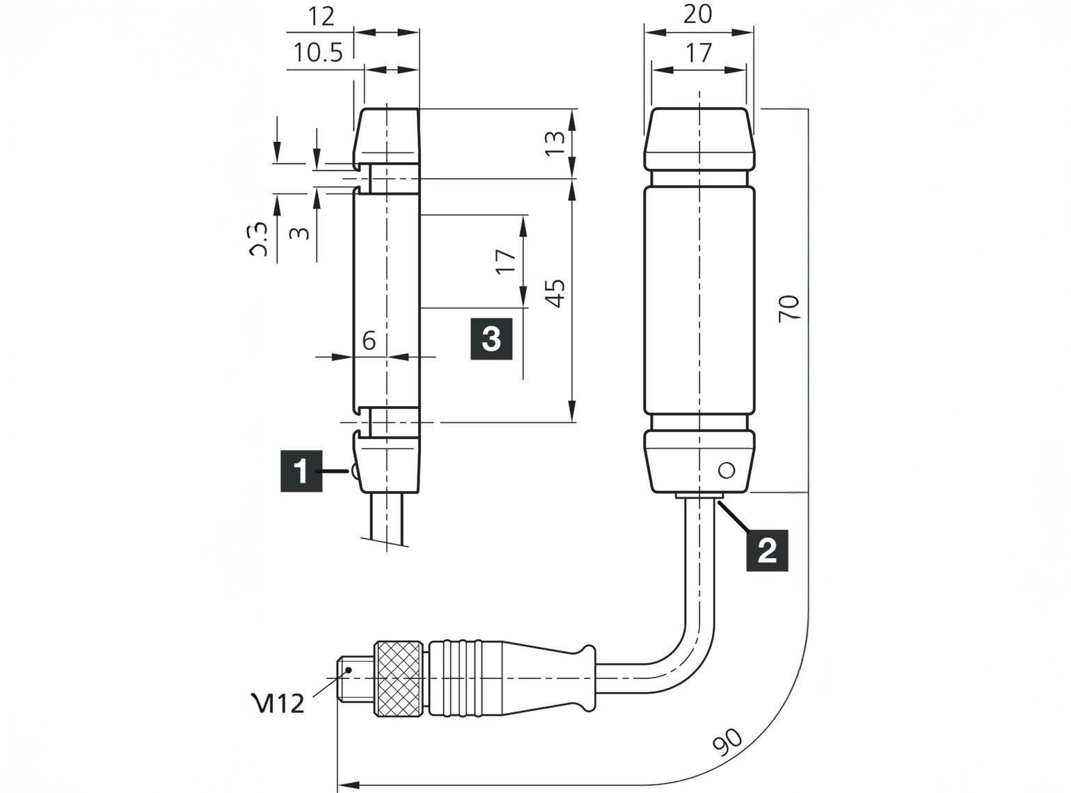 di-soric ISDP 70 PSLK-K-BS | İndüktif Tüp Sensör