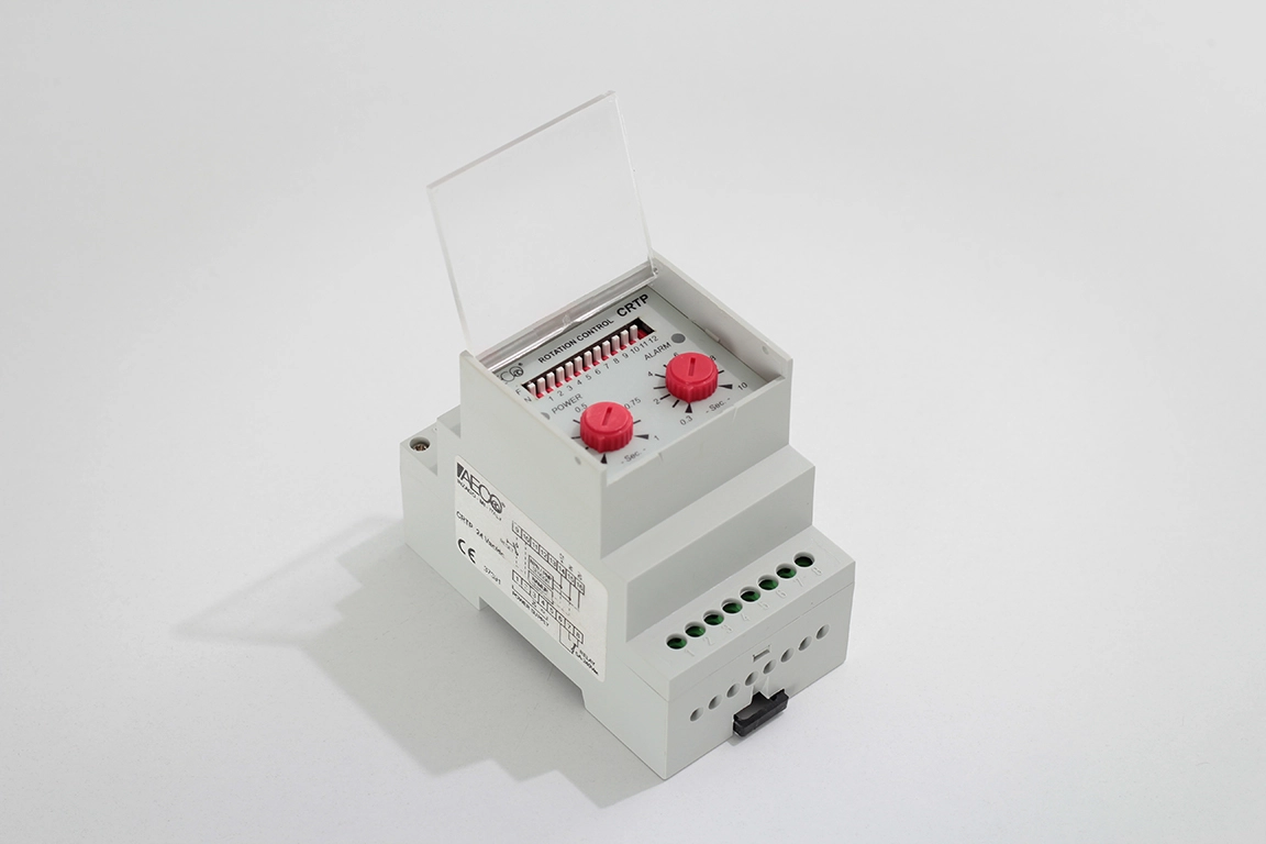 Dönüş/şaft duruş kontrol rölesi AECO CRTP 24Vac/dc