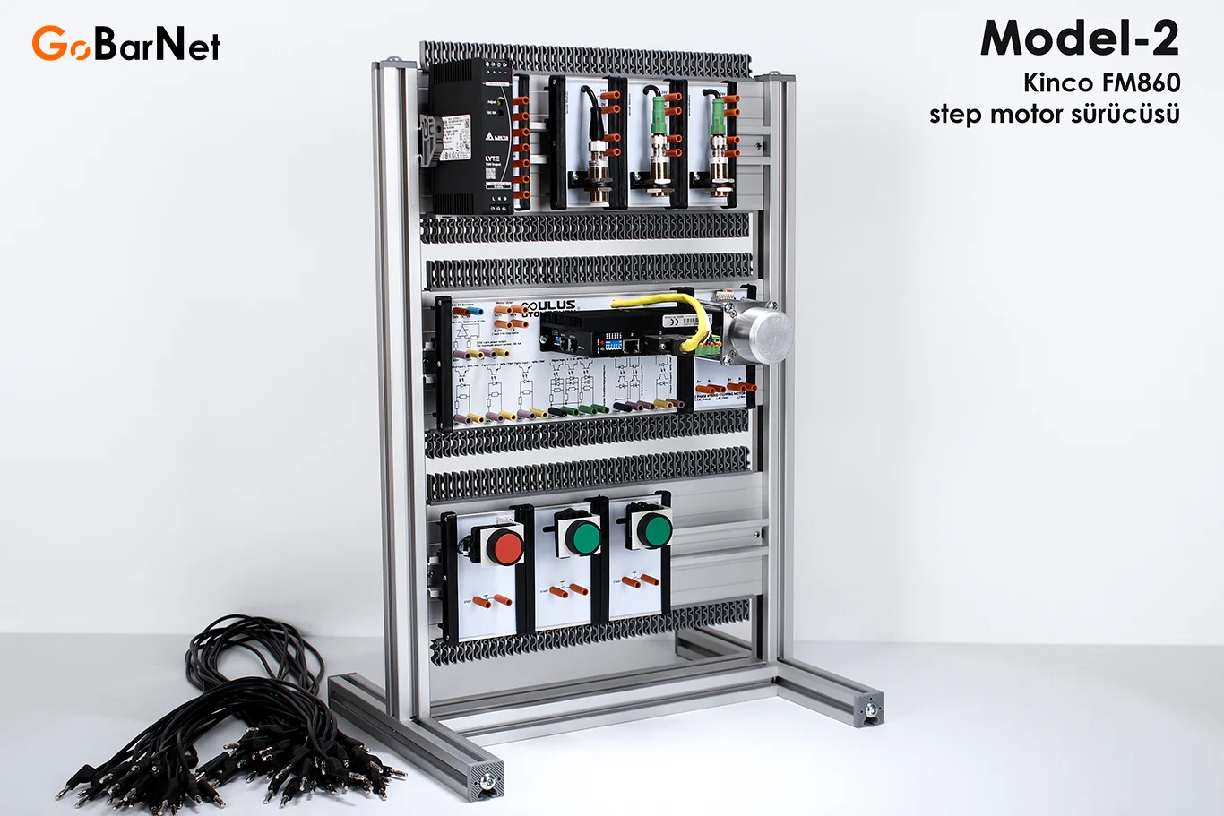 EasyCon 24V DC Beslemeli Step Motor Eğitim Seti