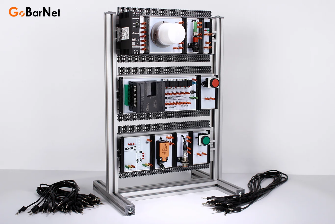 アチーブメントQuality Company Design Programセット Modüler PLC Eğitim Seti – Delta, Siemens, Kinco - GoBarNet