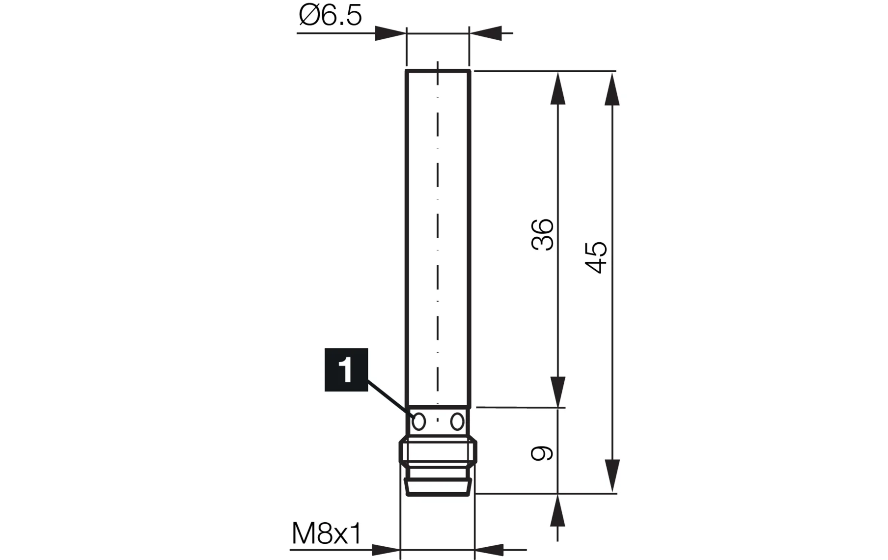DCC 6.5 V 02 PSK-TSL PNP Endüktif Sensör