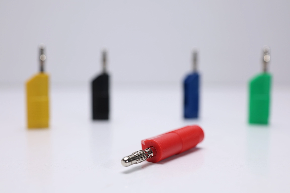 Kırmızı 4mm İzole Erkek Banana Fiş Jak | Test Ucu