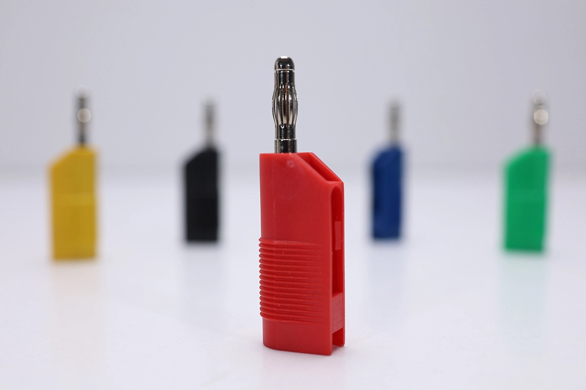 Kırmızı 4mm İzole Erkek Banana Fiş Jak | Test Ucu