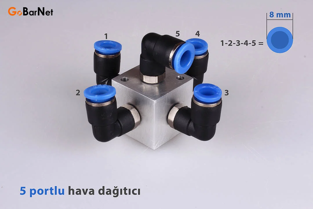 Pnömatik Hava Dağıtıcı HD-8D