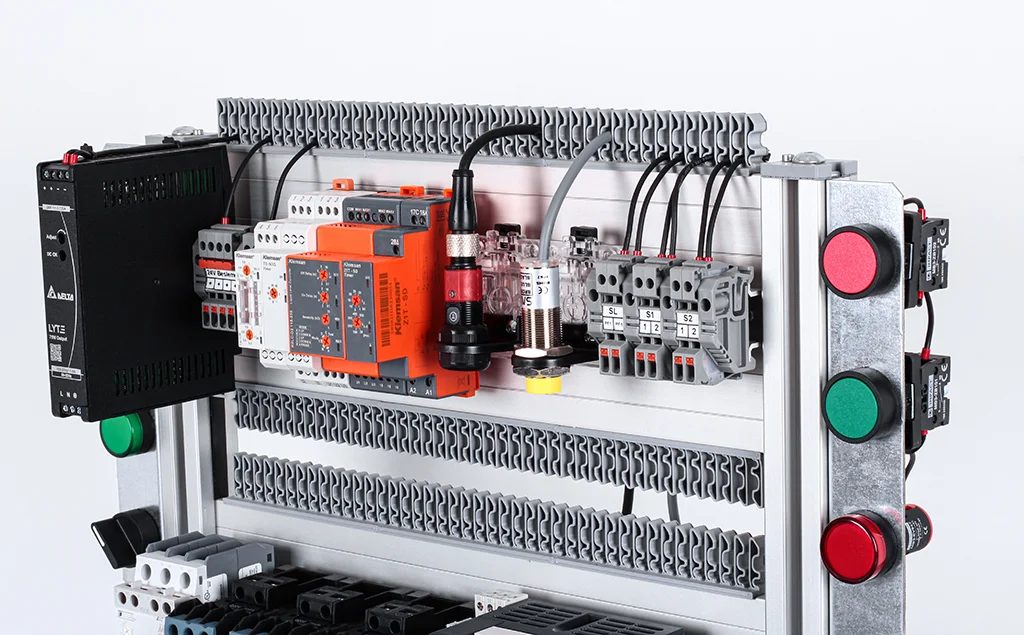 PLC ve Proses Kontrol Panoları Eğitim Seti