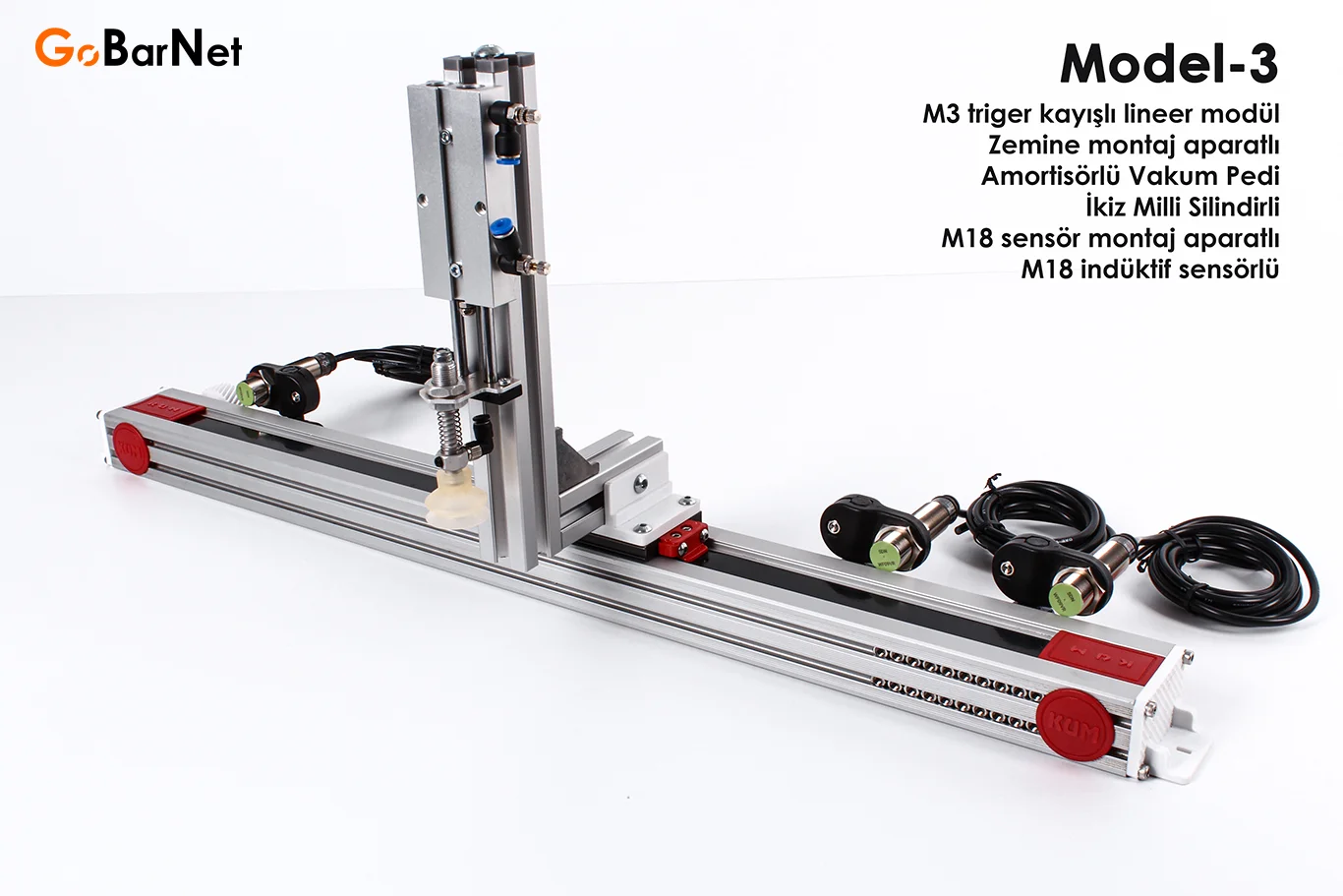Lineer Modül, Vakum ve Sensör Entegrasyonlu - 3 Farklı Model