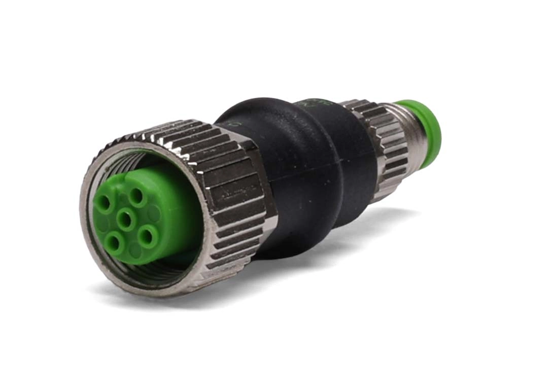M12K/M8S Adaptör | M12 3 Pin Dişi M8 3 Pin Erkek