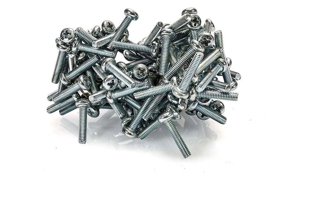 M2.5 x 12 Yıldız Başlı YSB Vida Galvaniz Kaplı