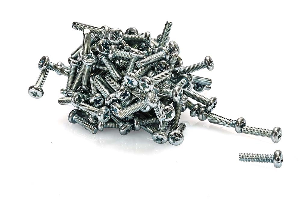 M2.5 x 12 Yıldız Başlı YSB Vida Galvaniz Kaplı