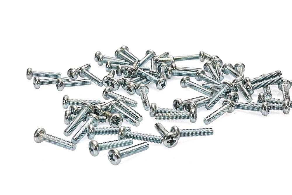 M2.5 x 12 Yıldız Başlı YSB Vida Galvaniz Kaplı