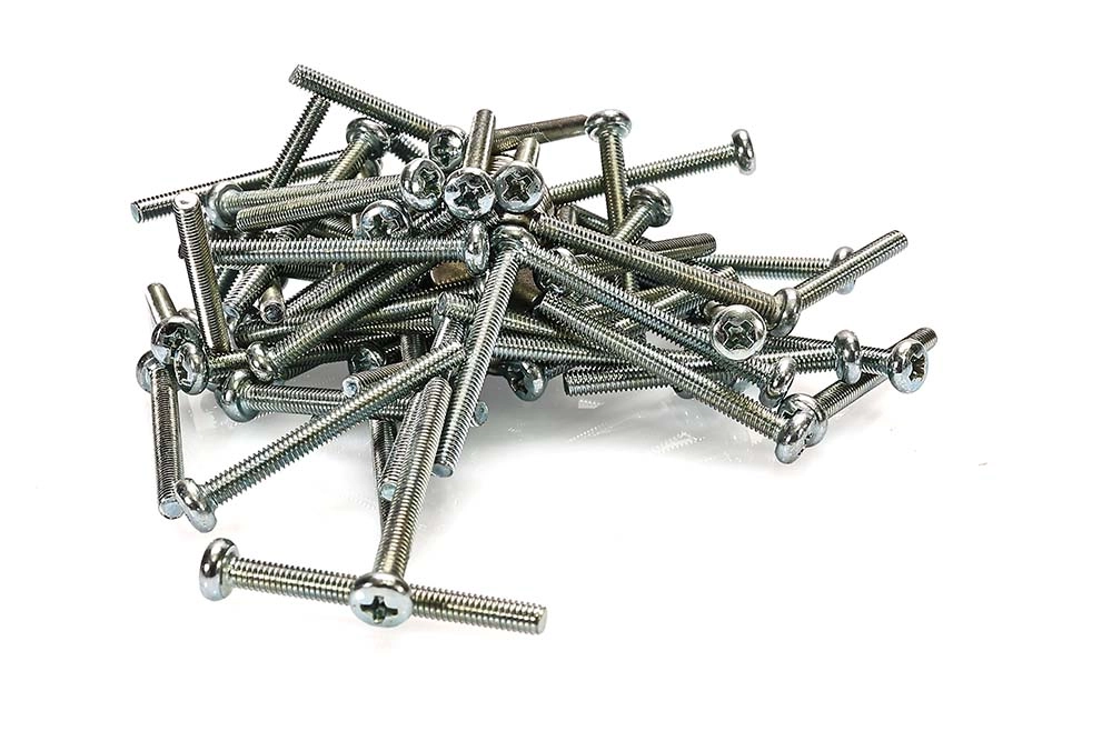 M2.5 x 25 Yıldız Başlı YSB Vida Galvaniz Kaplı