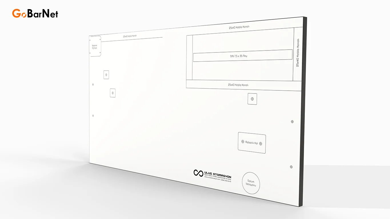 Eğitim Seti Tablası PLC-3-Yalın Modeline Uyumlu