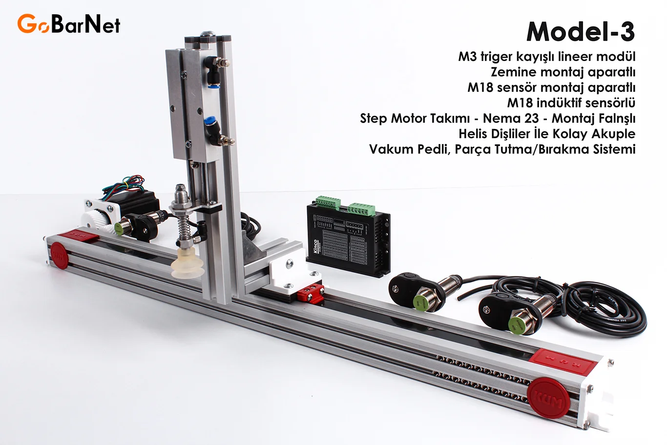 Lineer Modül, Step-Servo Motorlu - 4 Farklı Model
