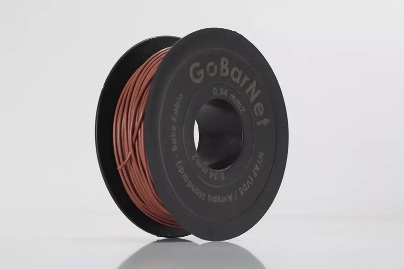 H07V-K Kablo | 0,34 mm² Kahverengi – NYAF Bakır
