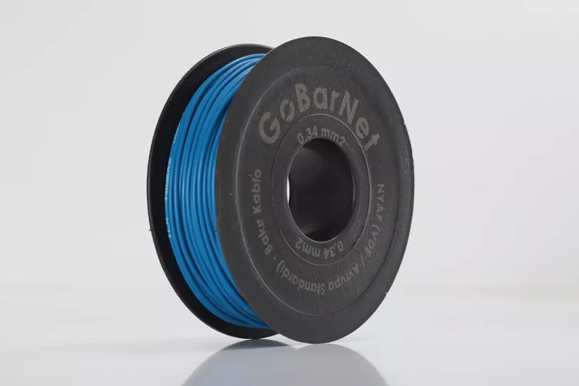 H07V-K Kablo | 0,34 mm² Mavi – NYAF Esnek Bakır