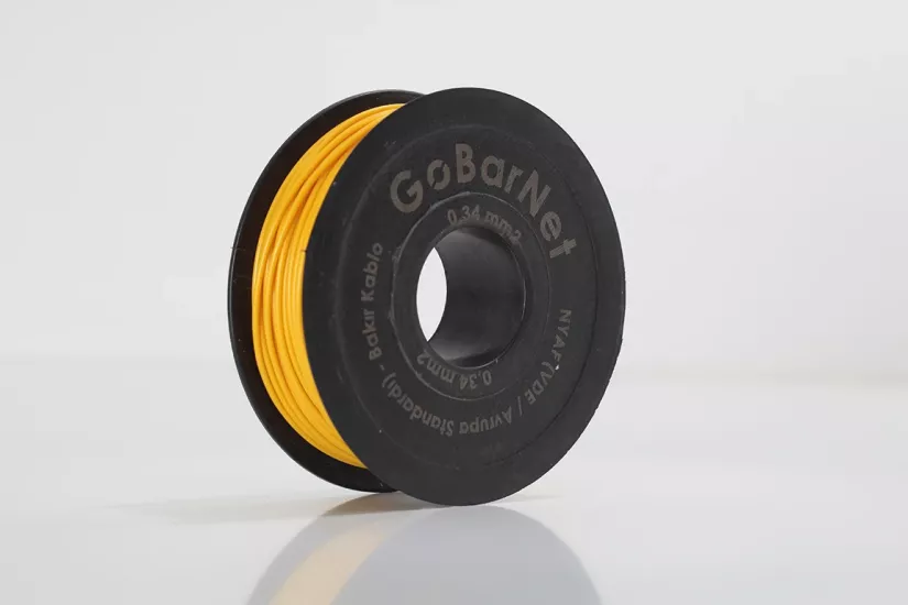 NYAF Kablo | 0,34 mm² Sarı – H07V-K Esnek Bakır