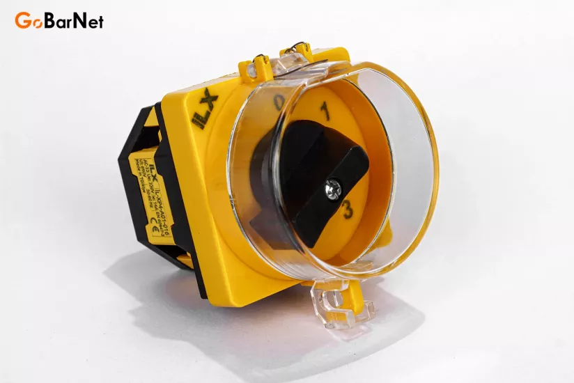 2 Kutuplu Koruma Kapaklı Kilitlenebilir Aç/Kapa Şalter 48×48 (10A–40A)