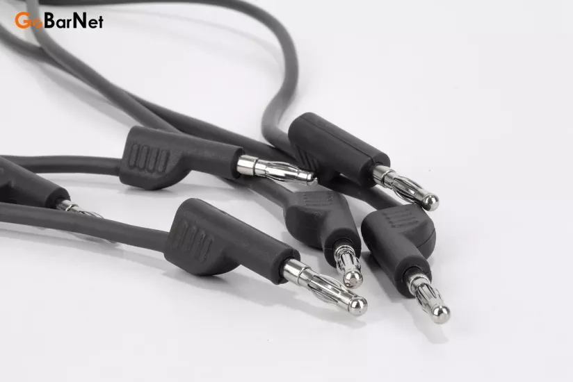 Test Kablosu Muz Fişli Banana Plug 4 mm Siyah Prob
