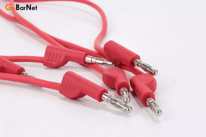 4 mm Kırmızı Muz Fişli (Banana Plug) Test Kablosu
