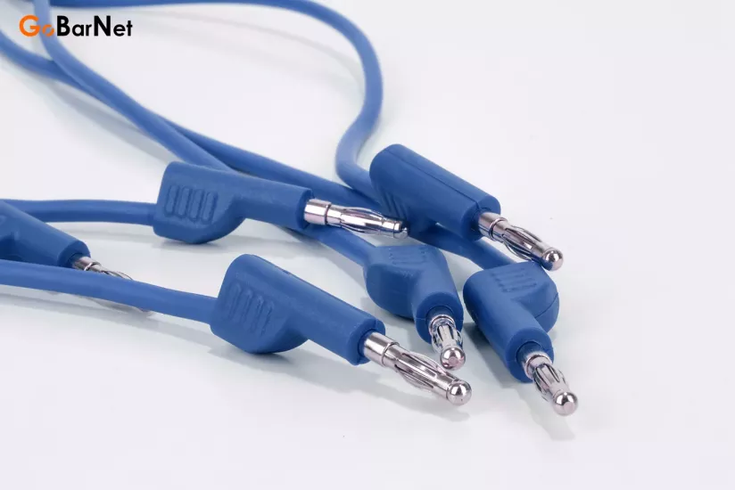4 mm Mavi Muz Fişli (Banana Plug) Test Kablosu