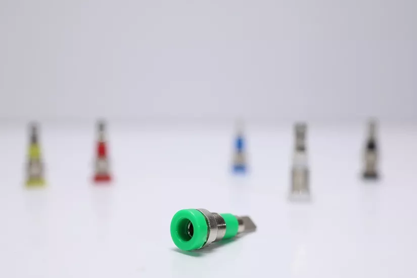 4 mm Panel Tip Born / Banana Jak – Yeşil Renkli