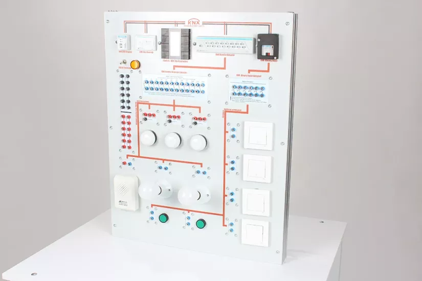 Akıllı Bina Otomasyonu Eğitim Seti KNX Ev Tesisatı