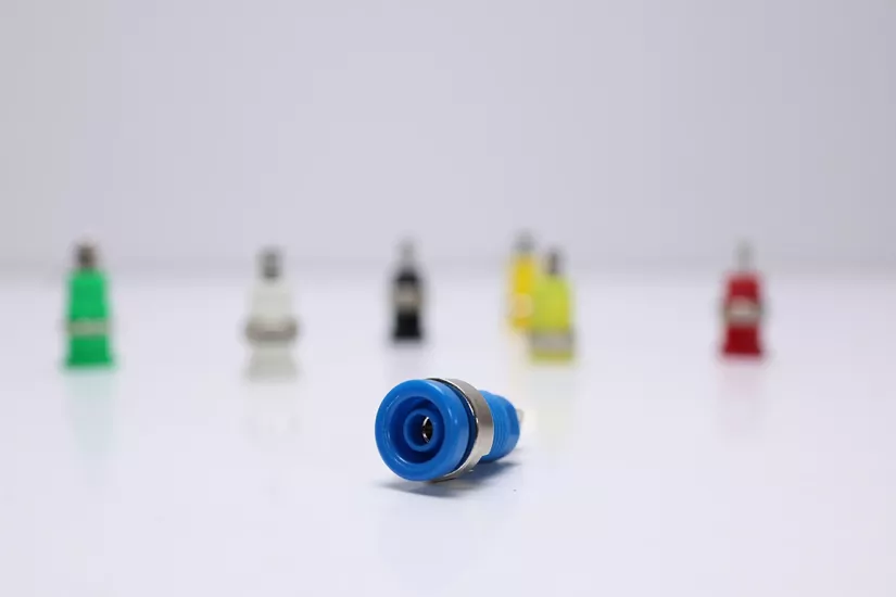 Banana Soket (Born Jak) | Mavi Emniyetli 4 mm