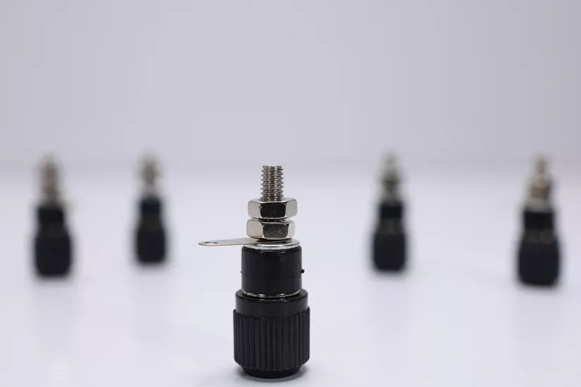 4 mm Test Klemensi / Banana Soket – Siyah