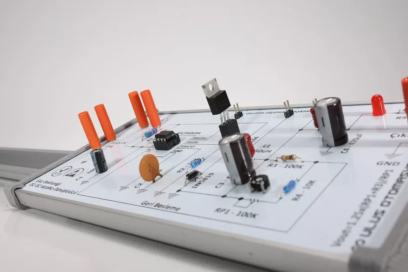 DC-DC Alçaltıcı Dönüştürücü Eğitim Seti | Step-Down Converter