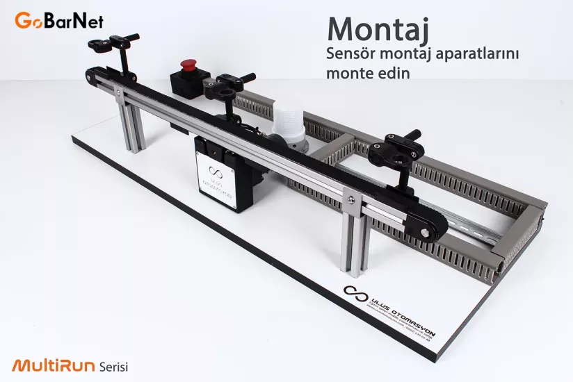 Konveyör Bant Eğitim Seti | MultiRun DC Motorlu