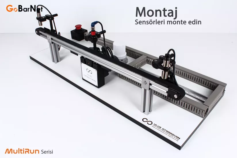 Konveyör Bant Eğitim Seti | MultiRun DC Motorlu