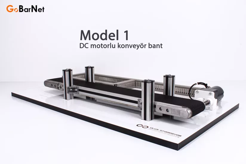 Konveyör Bant Eğitim Seti | Demonte | DC Motorlu