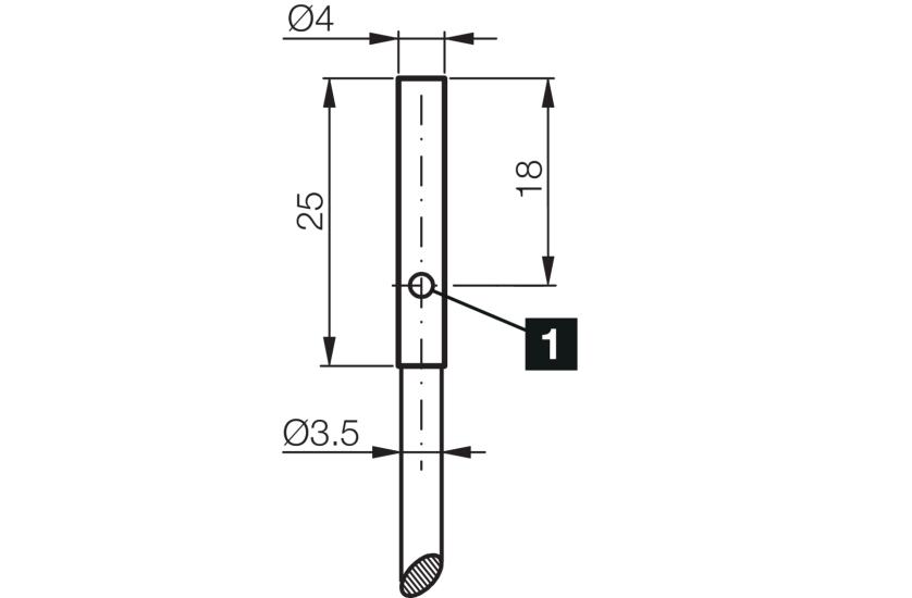DCC 4.0 V 0.8 PSLK NPN Endüktif Sensör  Çap 4mm
