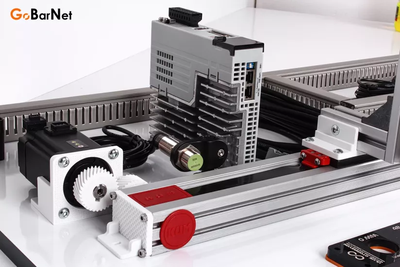 Demonte Lineer Eksenli Servo Motor Eğitim Seti